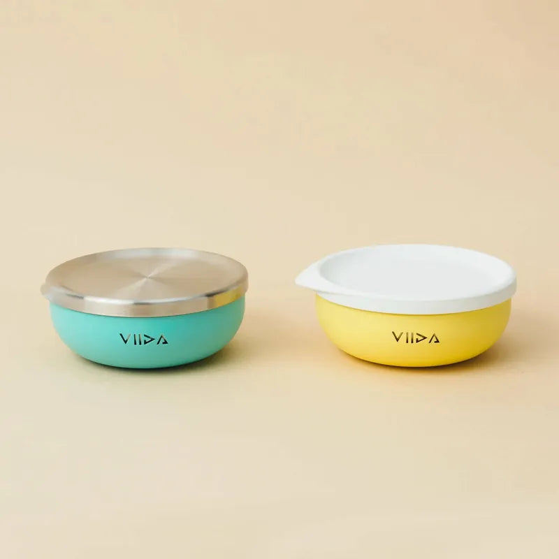 VIIDA  Soufflé 抗菌不鏽鋼餐具 入學3件組