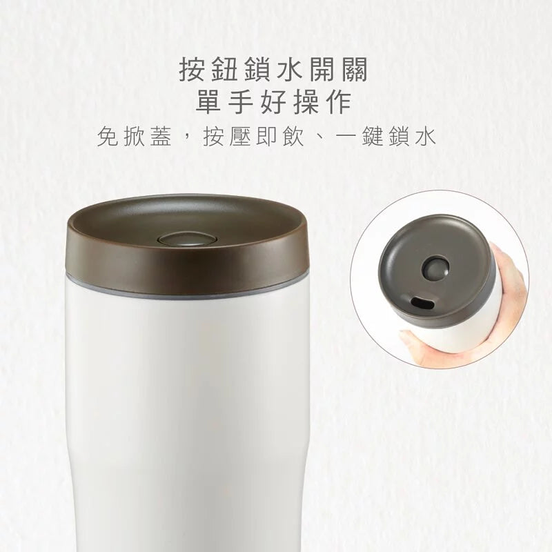 【KINYO】304不鏽鋼車用保溫杯 480ml (KIM-37)