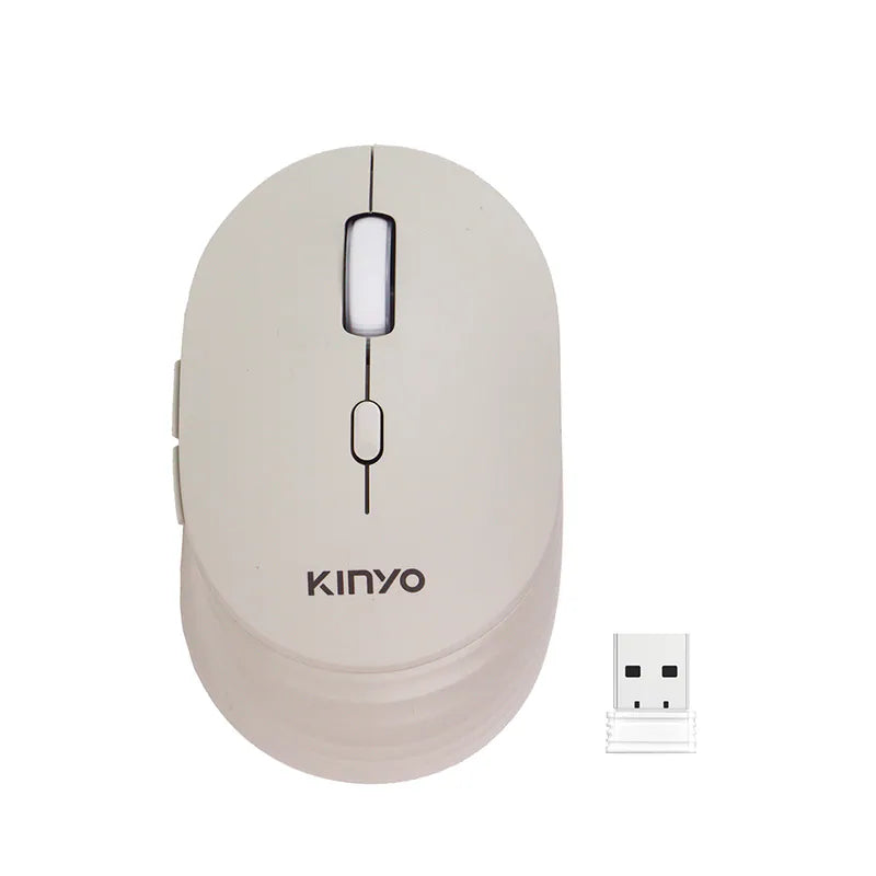 Kinyo  2.4GHz六鍵無線靜音滑鼠 (GKM-555)