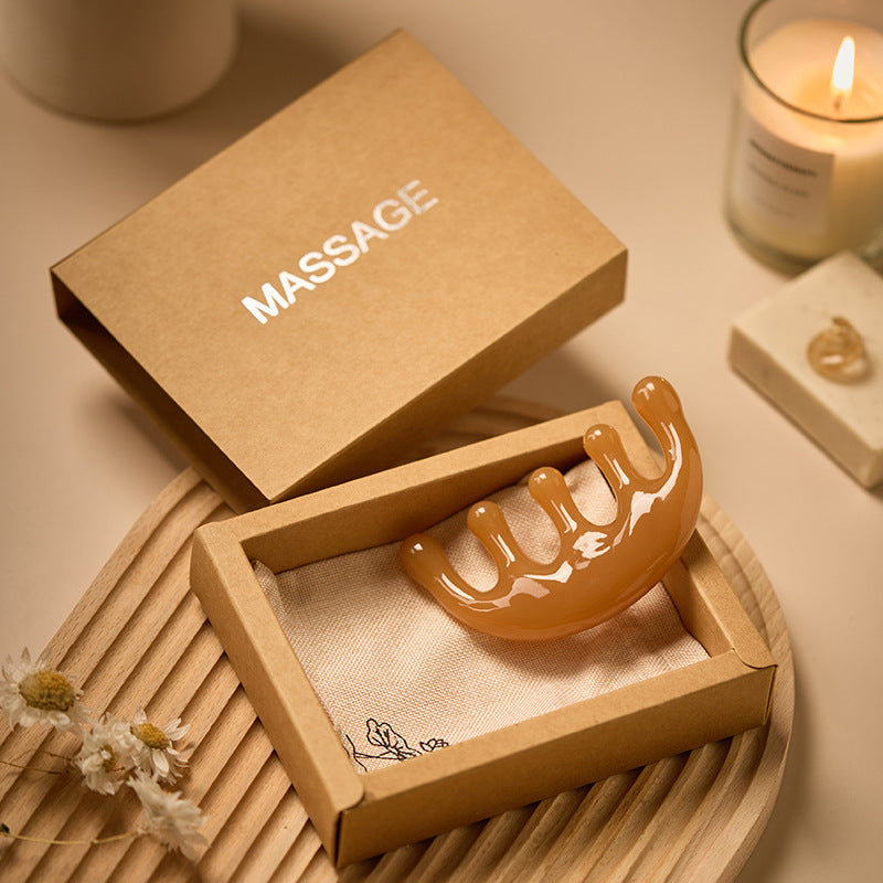 家居生活雜貨舖 養生頭部按摩梳禮盒