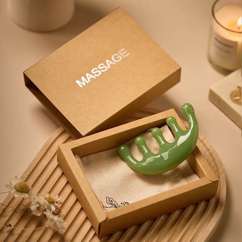 家居生活雜貨舖 養生頭部按摩梳禮盒