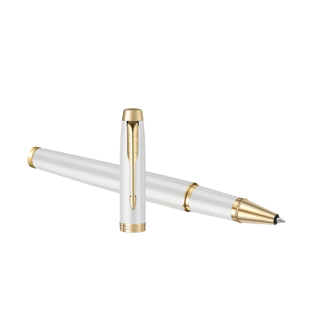 PARKER 派克 IM金屬系列 限量版 珠光白 鋼珠筆啟程禮盒