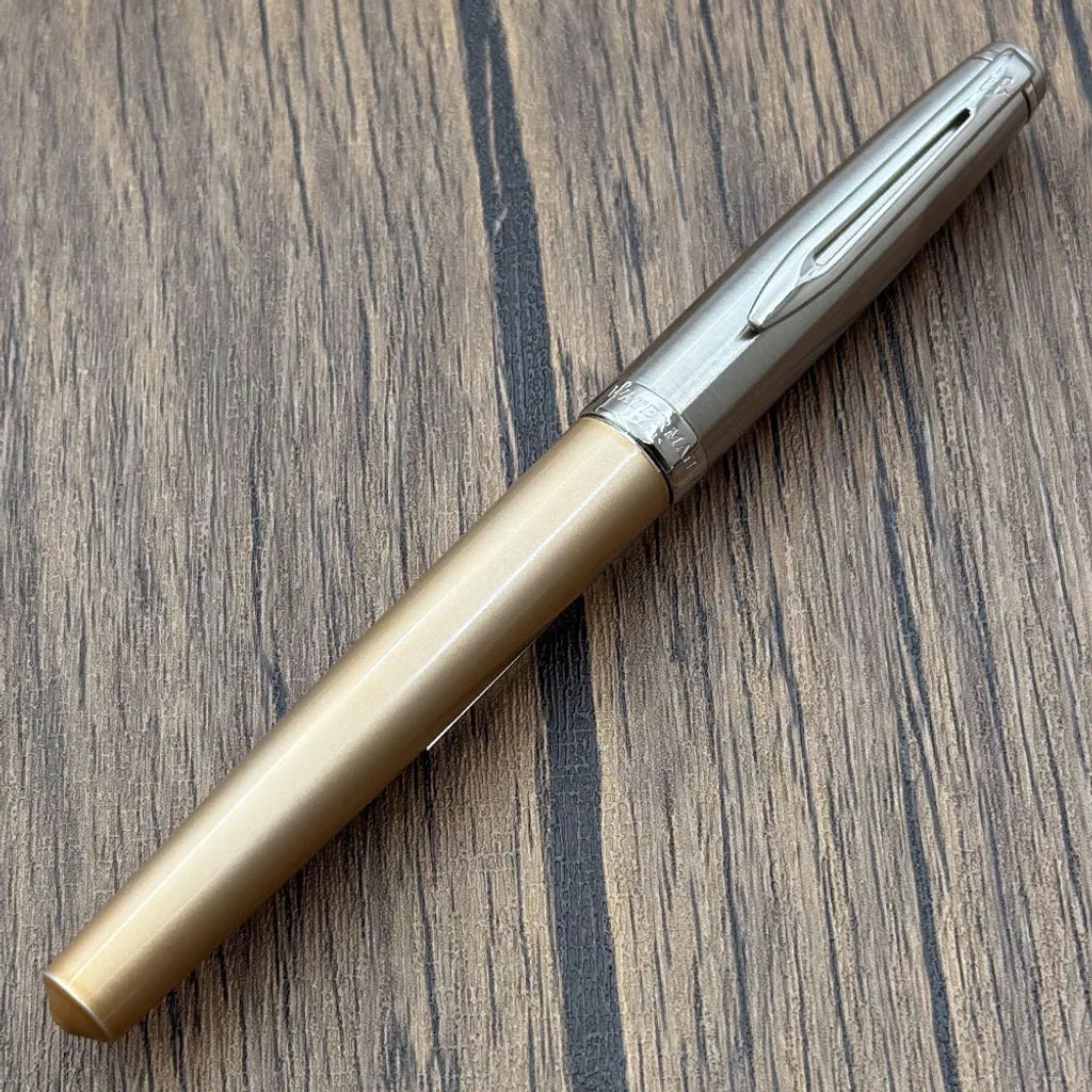 WATERMAN 威迪文 巴黎魅影 金色 F尖 鋼筆