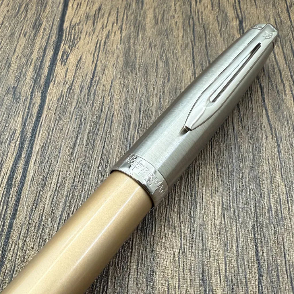 WATERMAN 威迪文 巴黎魅影 金色 F尖 鋼筆