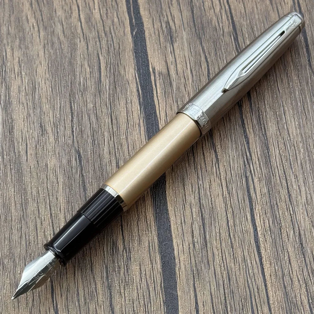 WATERMAN 威迪文 巴黎魅影 金色 F尖 鋼筆