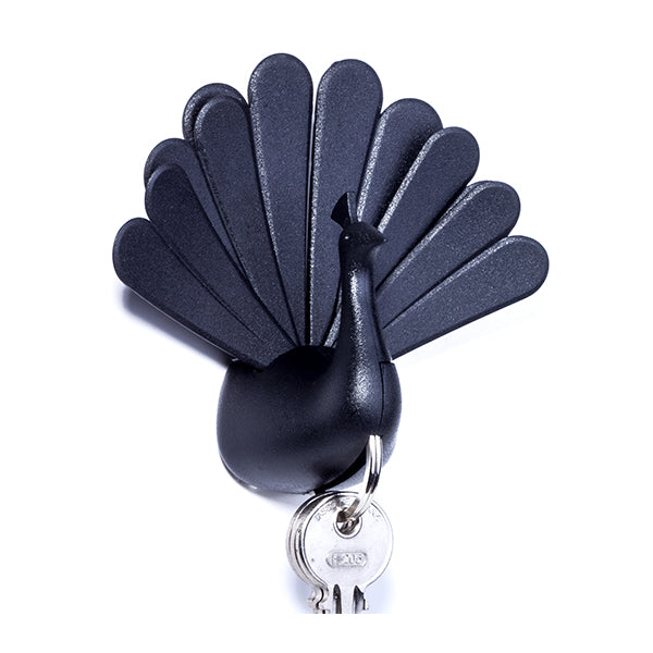 [聖誕優惠88折]QUALY 孔雀開屏 鑰匙圈