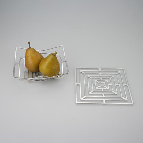 能作 純錫魔術置物籃 (方形M)