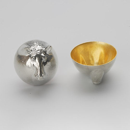 能作 金箔生肖造型杯