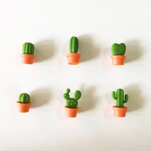 QUALY 仙人掌磁鐵 橘