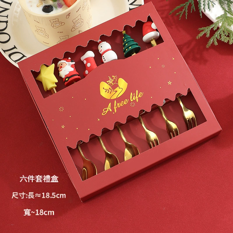 ♥ 創意小物館 聖誕叉勺禮盒組 (6入)