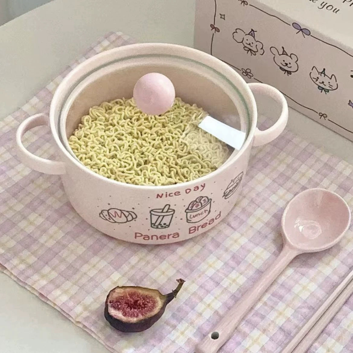 家居生活雜貨舖 速食塗鴉泡麵碗餐具組
