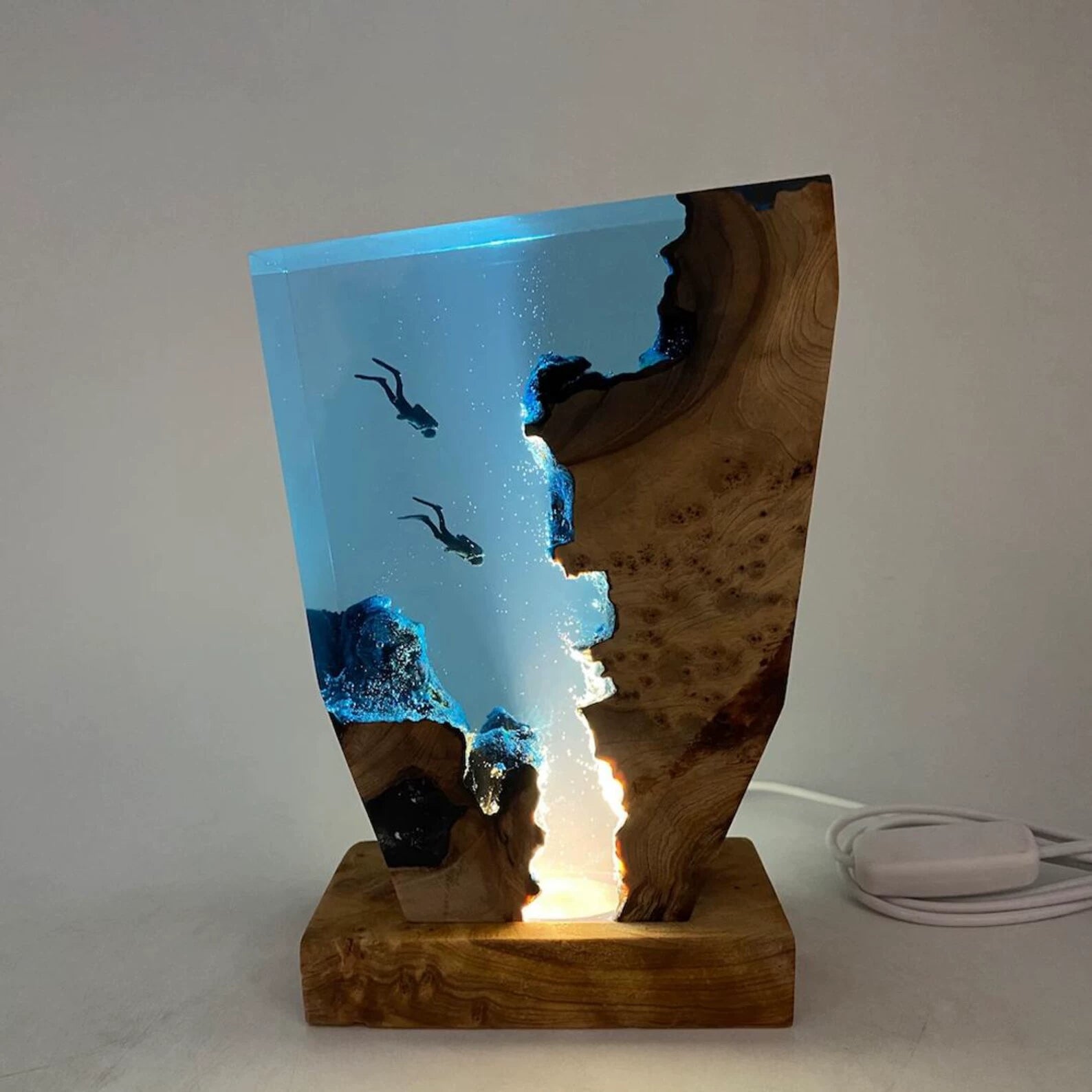 海洋潛水員環氧樹脂燈