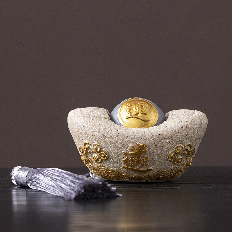 創意小物館 財運轉珠元寶擺飾