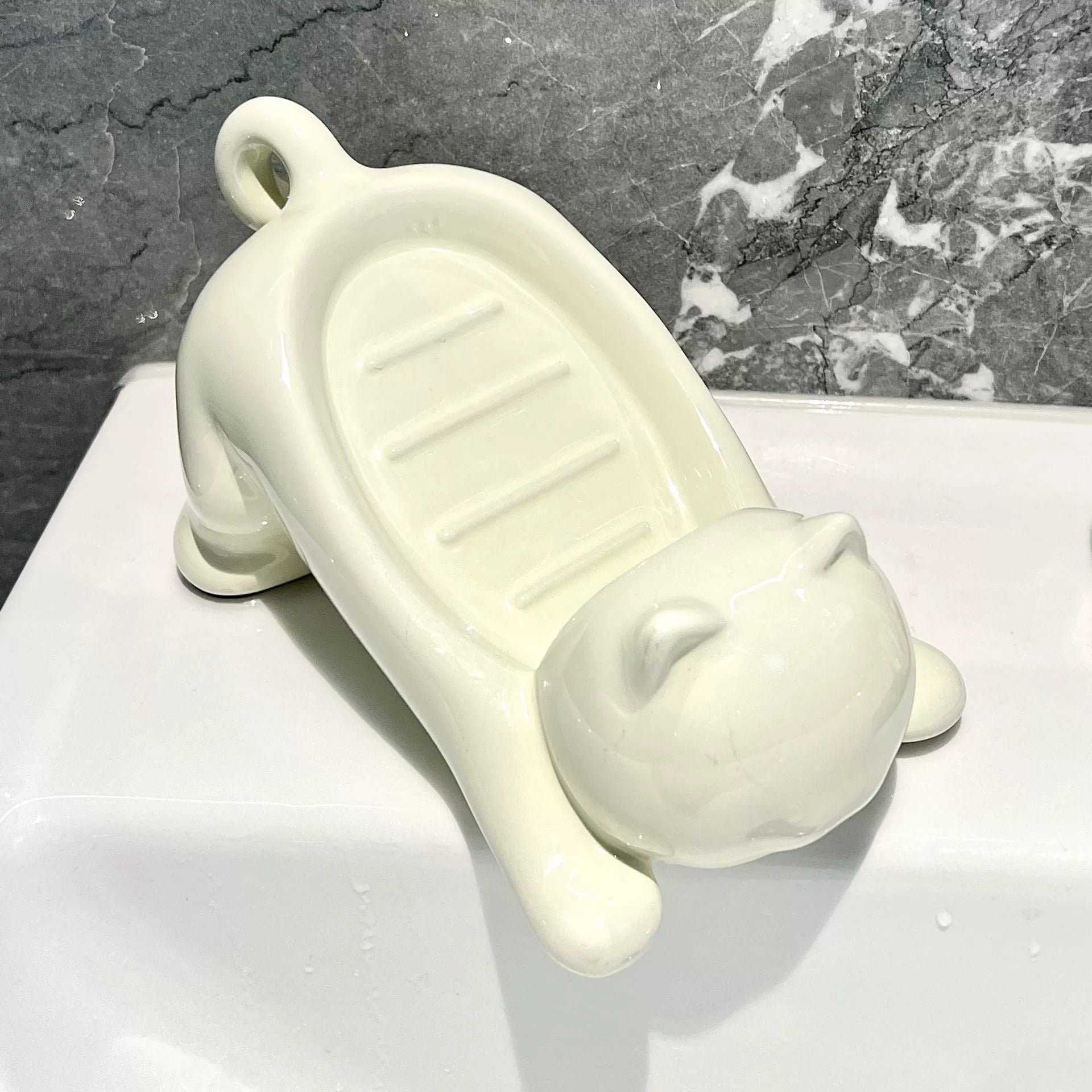 創意小物館 嬉戲貓肥皂盒