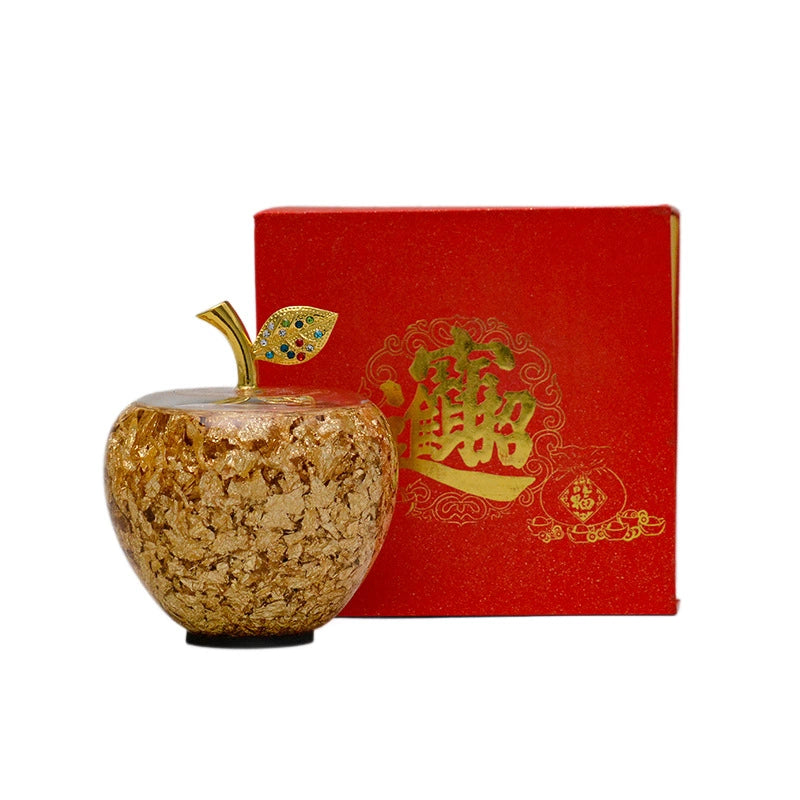 24K金箔水晶擺件
