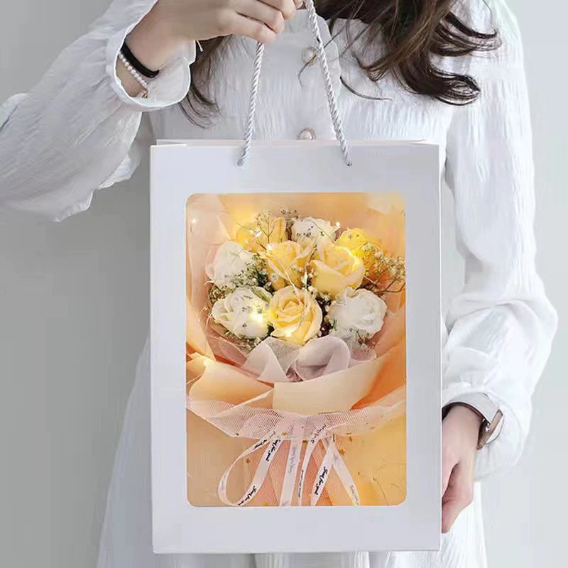 創意小物館 滿天星手提創意花束