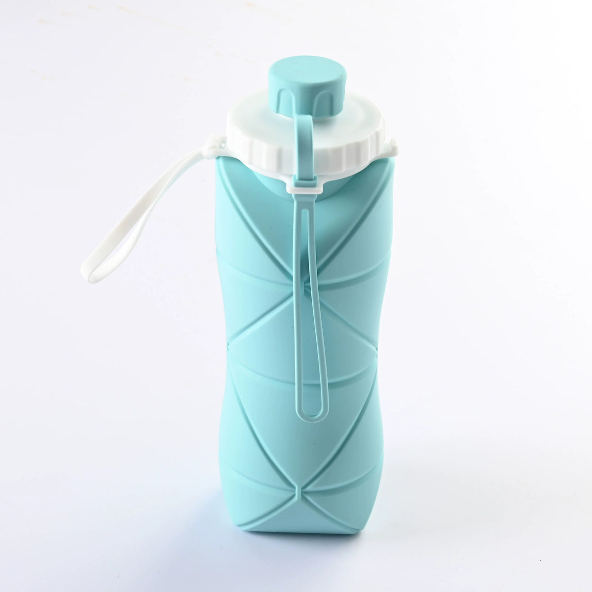 創意小物館 戶外便攜600ml摺疊水瓶