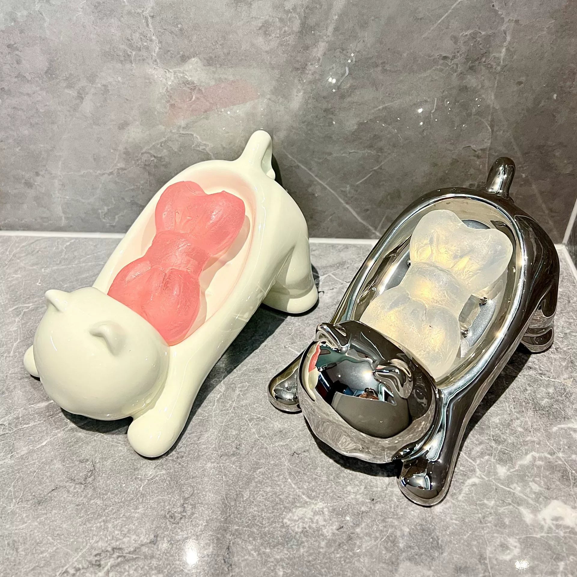 創意小物館 嬉戲貓肥皂盒
