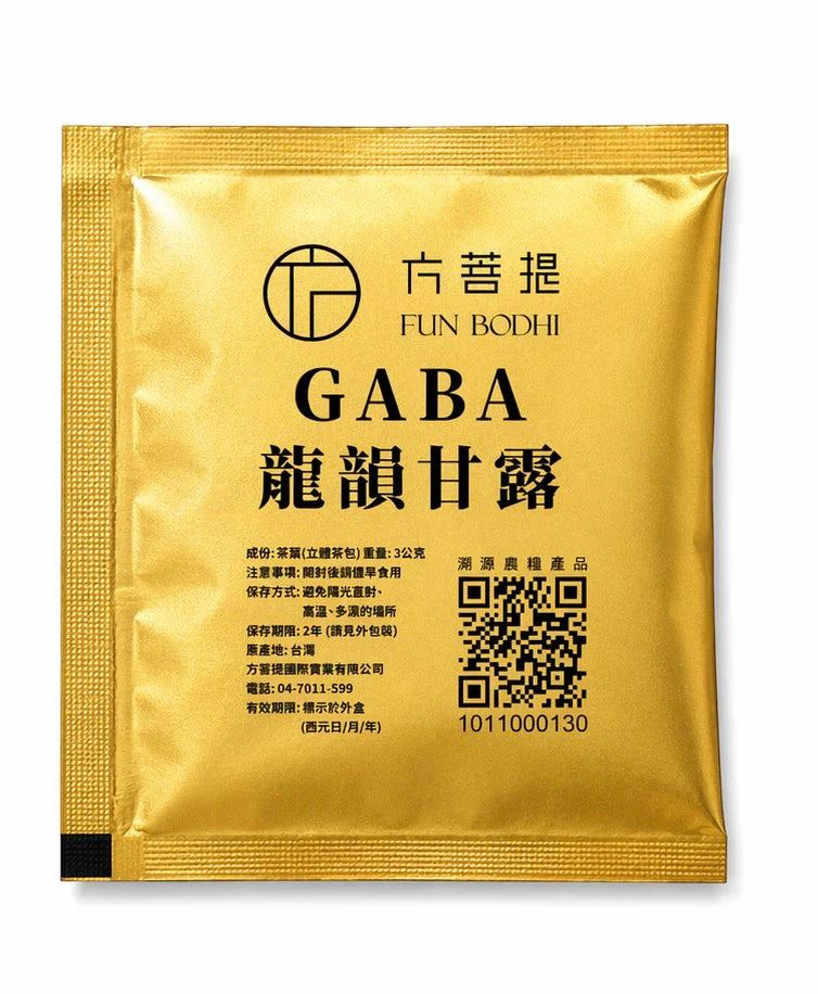 方菩提 GABA 龍韻甘露 3克 茶包 金萱茶葉基底 (低含量咖啡因) 機能茶飲 50包組