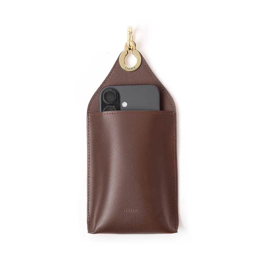 ADOLE 可拆式真皮手機掛袋
