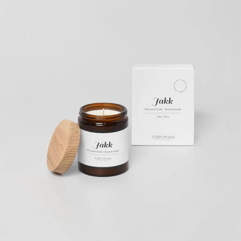 瑞典 Torplyktan  極地風光系列香氛蠟燭-山溪 150g