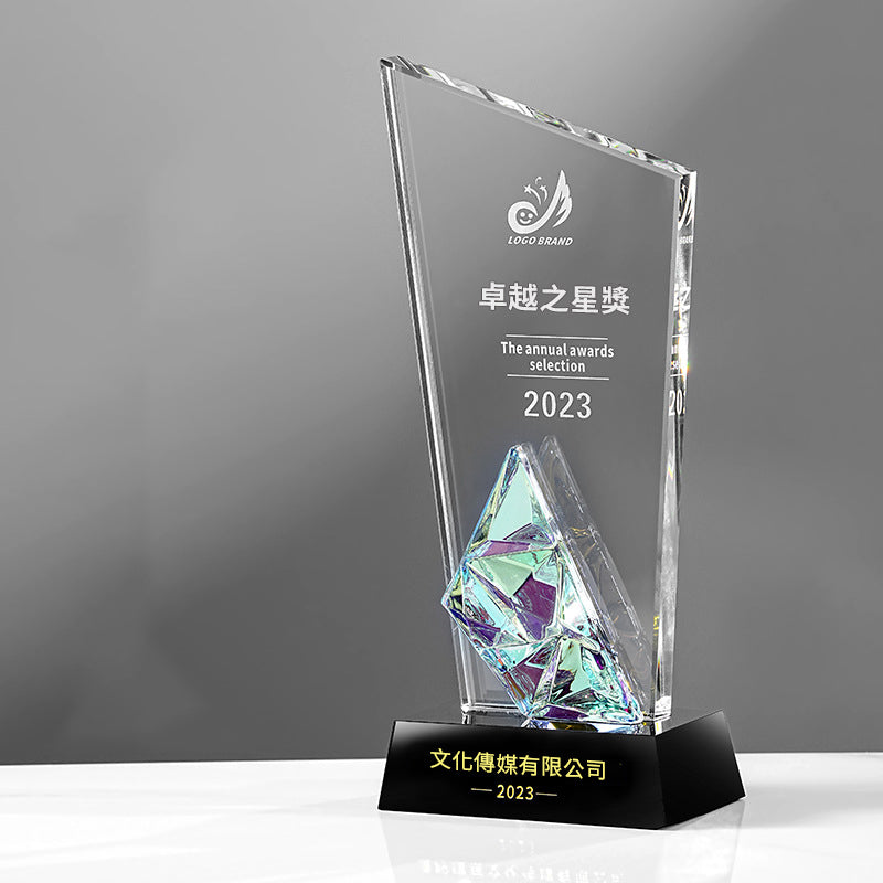 炫彩水晶獎座 A款
