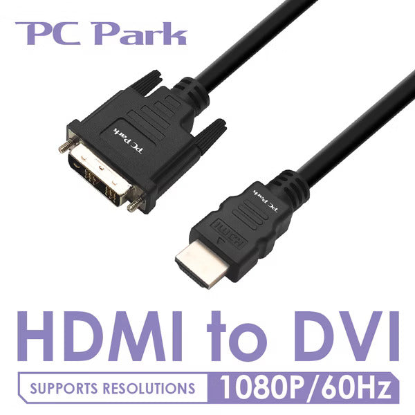 PC Park HTD-18 HDMI轉DVI數位訊號線 1.8M