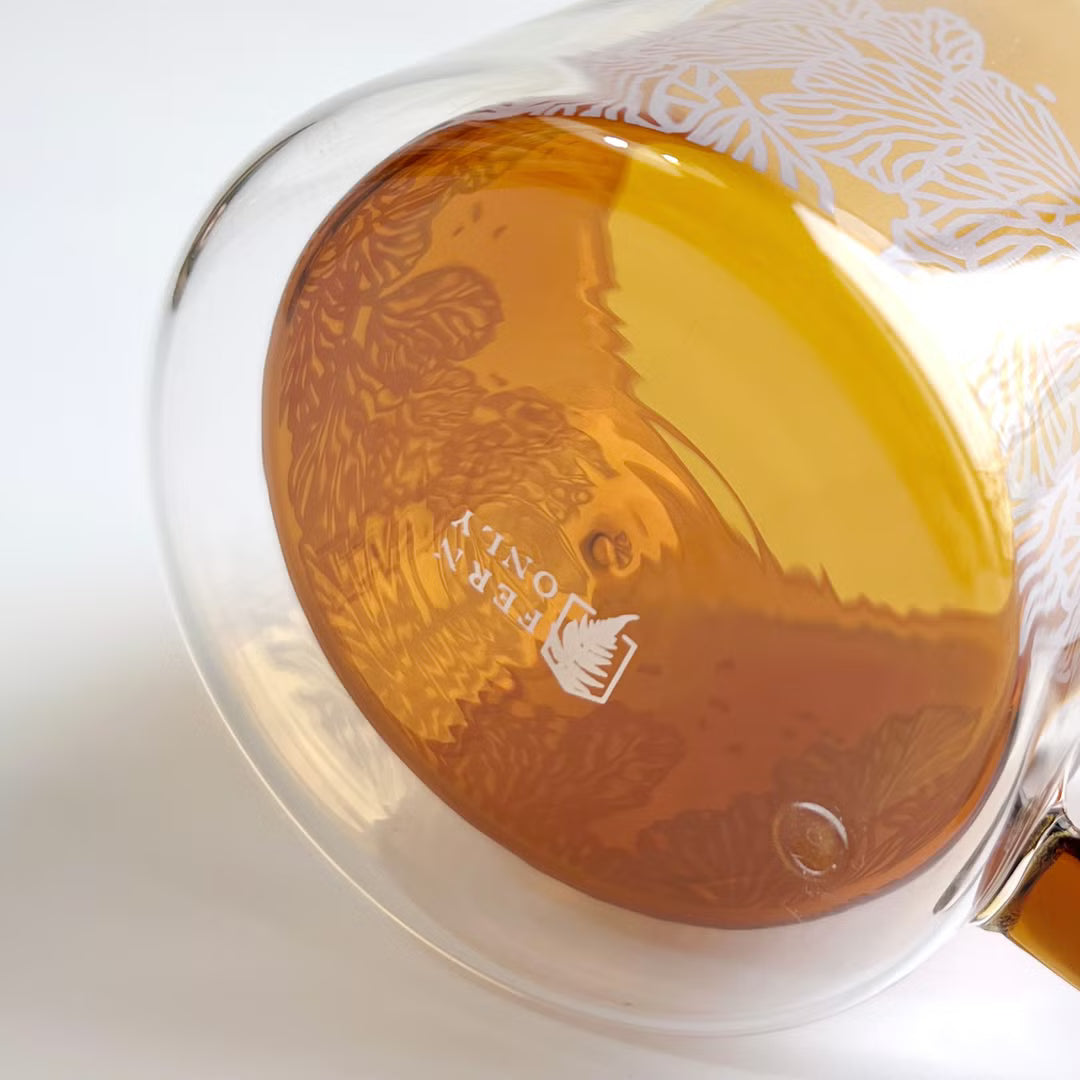 FERN ONLY 只有蕨 蕨飲雙層玻璃杯2.0 | 二色
