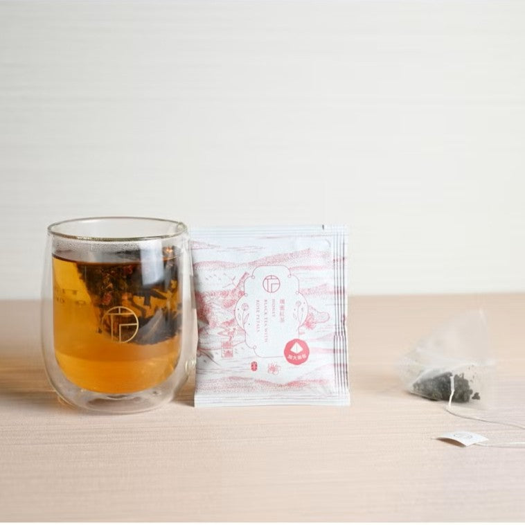 方菩提【四季茶韻】台灣阿里山高山瑰蜜紅茶 三角立體原葉茶包禮盒