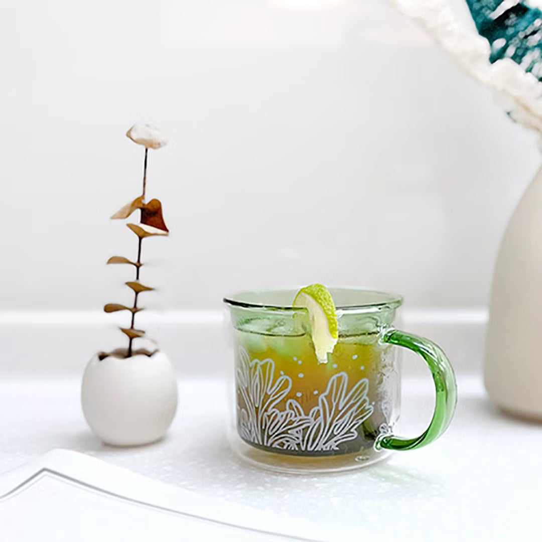 FERN ONLY 只有蕨 蕨飲雙層玻璃杯2.0 | 二色