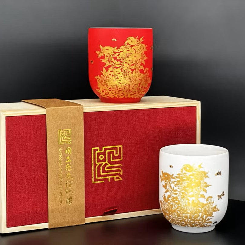 ViREO 常玉 燦若繁華華貴雙杯