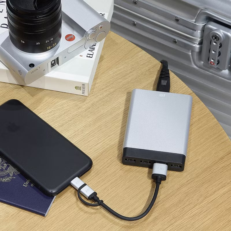Just Mobile AluCharge 鋁質USB四埠智慧充電器
