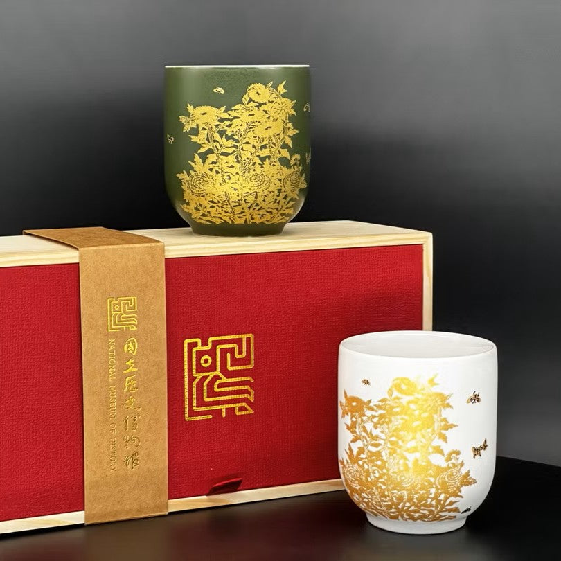 ViREO 常玉 燦若繁華華貴雙杯